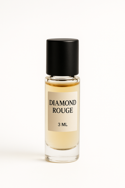 Diamond Rouge 3ml sample plastic tester – Mizori Collection unisex perfume.